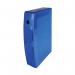 Q-Connect Polypropylene PolyBox File Foolscap Blue KF04103 KF04103