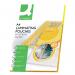 Q-Connect A4 Laminating Pouch 80 Micron Each Side 160 Micron in Total (Pack of 100) KF04114 KF04114