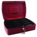 Q-Connect Red 12 Inch Cash Box KF04253