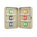 Q-Connect Key Cabinet 36 Key Fobs 180x250x60mm Pearl Grey KF04272 KF04272