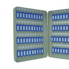 Q-Connect 80-Key Cabinet Pearl Grey KF04274 KF04274