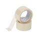 Q-Connect Low Noise Polypropylene Packaging Tape 50mmx66m Clear (Pack of 6) KF04382 KF04382