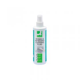 Q-Connect Screen and Keyboard Cleaning Fluid 250ml KF04502 KF04502