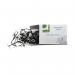 The image shows a pack of 100 Q-Connect plastic treasury tags, measuring 76mm, with the brand name prominently displayed on the packaging. The tags are neatly stacked and ready for use, with a sturdy plastic construction that ensures durability.