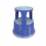 Q-Connect Blue Metal Step Stool KF04847 KF04847