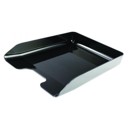 Q-Connect Executive Letter Tray Black (Suitable for A4 and KF05555