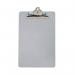 Q-Connect Metal Clipboard Foolscap Grey KF05595 KF05595