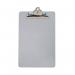 Q-Connect Metal Clipboard Foolscap Grey KF05595 KF05595