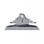 The photograph captures a group of 6 Q-Connect Board Clips, each one measuring 152mm in length. The clips are neatly arranged in a pack and feature the brands recognizable logo. The silver color of the clips provides a sleek, professional look.