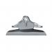 The photograph captures a group of 6 Q-Connect Board Clips, each one measuring 152mm in length. The clips are neatly arranged in a pack and feature the brands recognizable logo. The silver color of the clips provides a sleek, professional look.