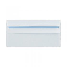 Q-Connect DL Envelope Wallet Self Seal 80gsm White (250 Pack) KF07556 KF07556