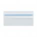 Q-Connect DL Envelope Wallet Self Seal 80gsm White (250 Pack) KF07556 KF07556