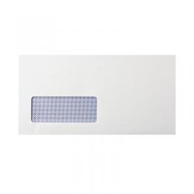 Q-Connect DL Envelope Window Self Seal 80gsm White (250 Pack) KF07557 KF07557