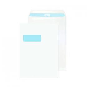Q-Connect C4 Envelope Window Self Seal 90gsm White (Pack of 75) KF07561 KF07561