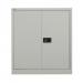 Jemini 2 Door Stationery Cupboard 420x960x1005mm Grey KF08501 KF08501