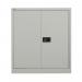 Jemini 2 Door Stationery Cupboard 420x960x1005mm Grey KF08501 KF08501
