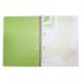 Q-Connect Spiral Bound Polypropylene Notebook 160 Pages A5 Green (5 Pack) KF10033 KF10033