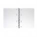 Q-Connect Spiral Bound Polypropylene Notebook 160 Pages A5 Green (5 Pack) KF10033 KF10033