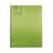 Q-Connect Spiral Bound Polypropylene Notebook 160 Pages A4 Green (5 Pack) KF10036 KF10036