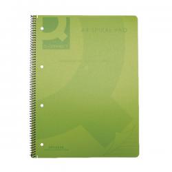 Cheap Stationery Supply of Q-Connect Spiral Bound Polypropylene Notebook 160 Pages A4 Green (Pack of 5) KF10036 Office Statationery
