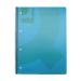 Q-Connect Spiral Bound Polypropylene Notebook 160 Pages A4 Blue (Pack of 5) KF10037