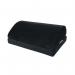 Q-Connect Ergonomic Height Adjustable Foam Footrest Anti-slip Bottom Removable Cover Black KF10413 KF10413