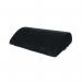 Q-Connect Ergonomic Height Adjustable Foam Footrest Anti-slip Bottom Removable Cover Black KF10413 KF10413