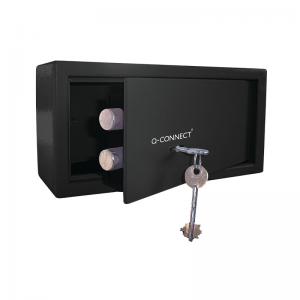 Q-Connect Key Operated Safe 6 Litre Black KF10474 KF10474