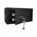 Q-Connect Key Operated Safe 6 Litre Black KF10474 KF10474