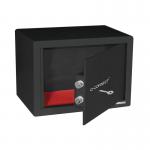 Q-Connect Key Operated Safe 10 Litre Black KF10475 KF10475