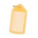 Q-Connect Sliding Key Fobs Yellow Pack of 40 KF10479 KF10479