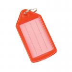 Q-Connect Sliding Key Fobs Red Pack of 40 KF10481 KF10481