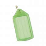 Q-Connect Sliding Key Fobs Green Pack of 40 KF10482 KF10482