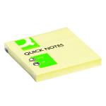 Q-Connect Quick Notes 76 x 76mm Yellow (Pack of 12) KF10502 KF10502