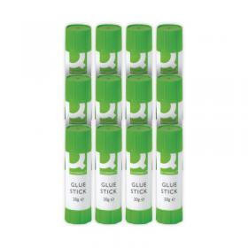 Q-Connect Glue Stick 20g (12 Pack) KF10505Q KF10505Q