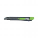 Q-Connect Heavy Duty 18mm Cutting Knife BlackGreen 68BC KF10634