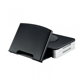 Q-Connect Monitor Stand with Built In Angled Copyholder Black KF10700 KF10700