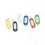 Q-Connect Key Fobs with 2 Punched Holes Assorted Pack of 240 KF10876 KF10876