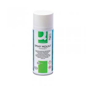 Q-Connect Spraymount Permanent Adhesive Aerosol 400ml KF11026 KF11026