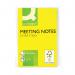 Q-Connect Extra Sticky Meeting Pads 101x150mm Assorted (Pack of 4) KF11033