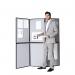 Q-Connect Display Board 6 Panel BlueGrey DSP330516 KF11132