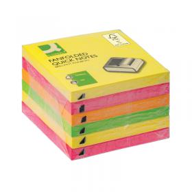 Q-Connect Fanfold Notes Assorted (Pack of 6) 48201030 KF11402