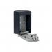 Q-Connect 4-Digit Combination Lock Key Box Stainless SteelAluminium Grey KF11403 KF11403
