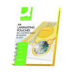 Q-Connect A4 2x80 Micron Adhesive Laminating Pouches (Pack of 100) KF11414 KF11414