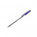 Q-Connect Ballpoint Pen Medium Violet (Pack of 50) KF11497 KF11497