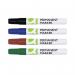 Q-Connect Permanent Marker Bullet Tip 4mm Assorted Pack of 4 KF11712 KF11712