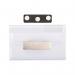 Q-Connect Soft Name Badge with Magnetic Clip 54x90mm (Pack of 25) KF14138 KF14138