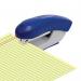 Q-Connect Half Strip Plastic Stapler Blue KF14205 KF14205