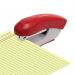 Q-Connect Half Strip Plastic Stapler Red KF14206 KF14206
