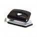 Q-Connect Lightweight Metal Desk Hole Punch Black KF14214 KF14214